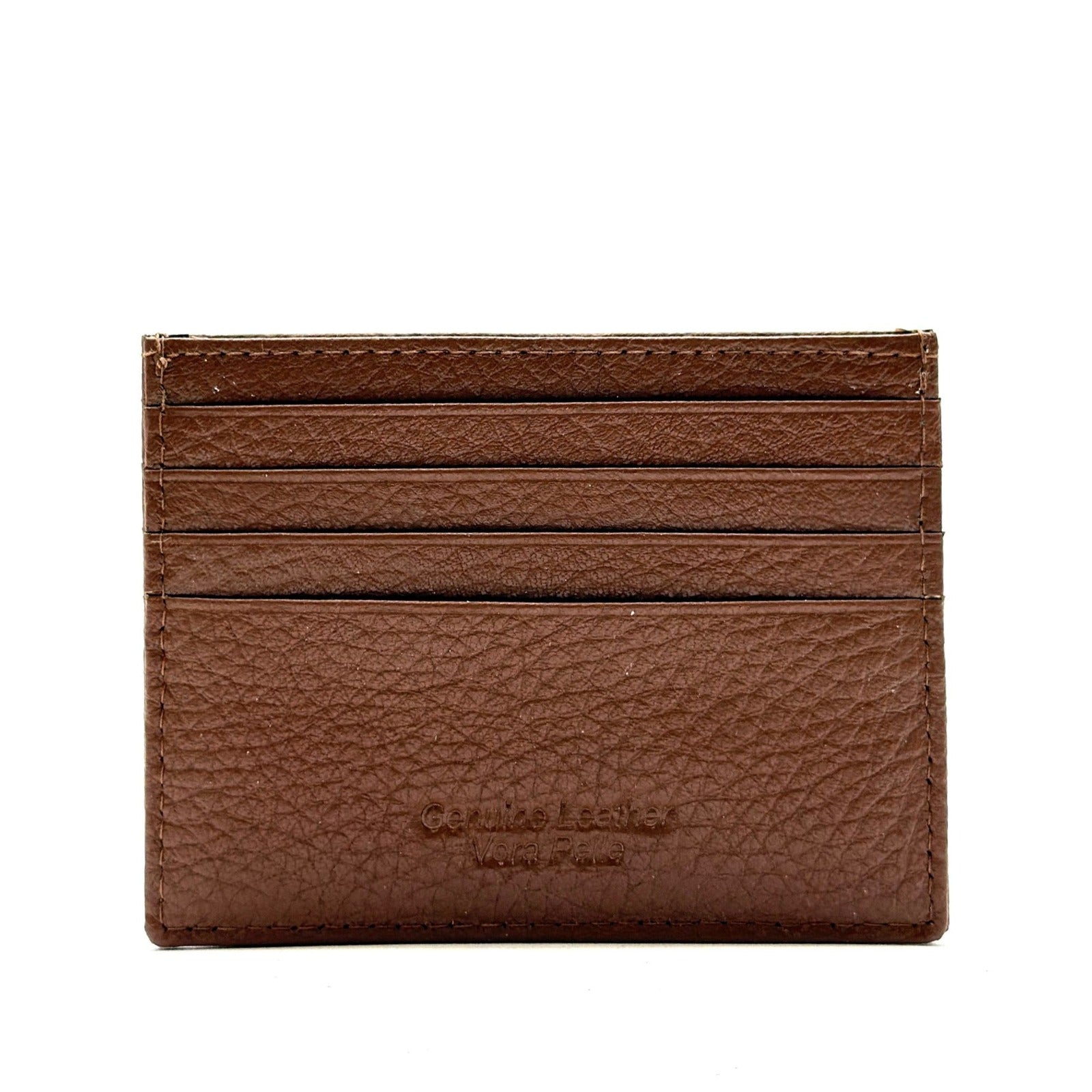 Portafoglio in pelle per carte
